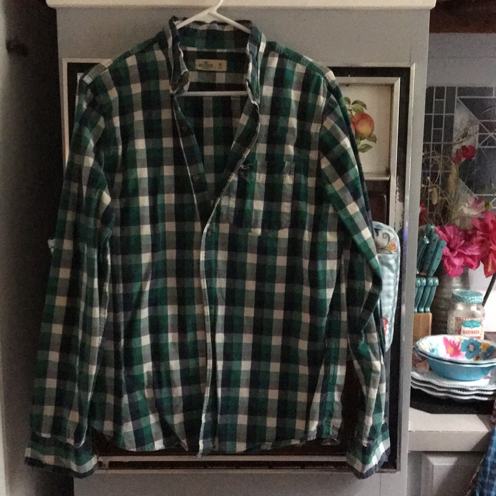 Collar button down long-sleeve